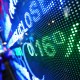 Stock Tickers Closeup